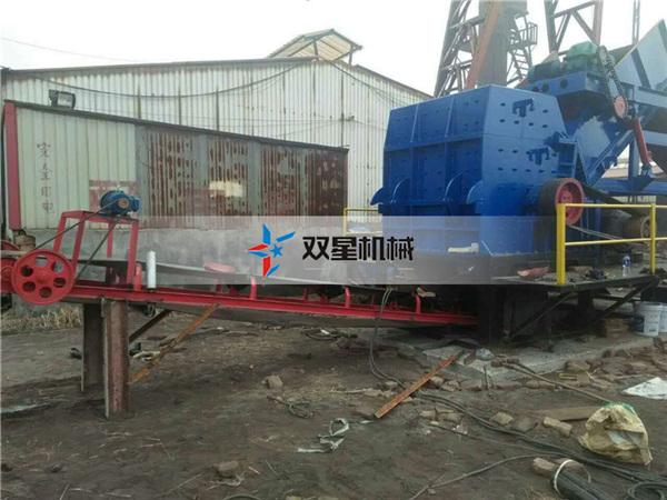 金屬破碎機生產線1300型客戶安裝現(xiàn)場